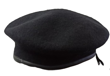 Boina cheka color negro
